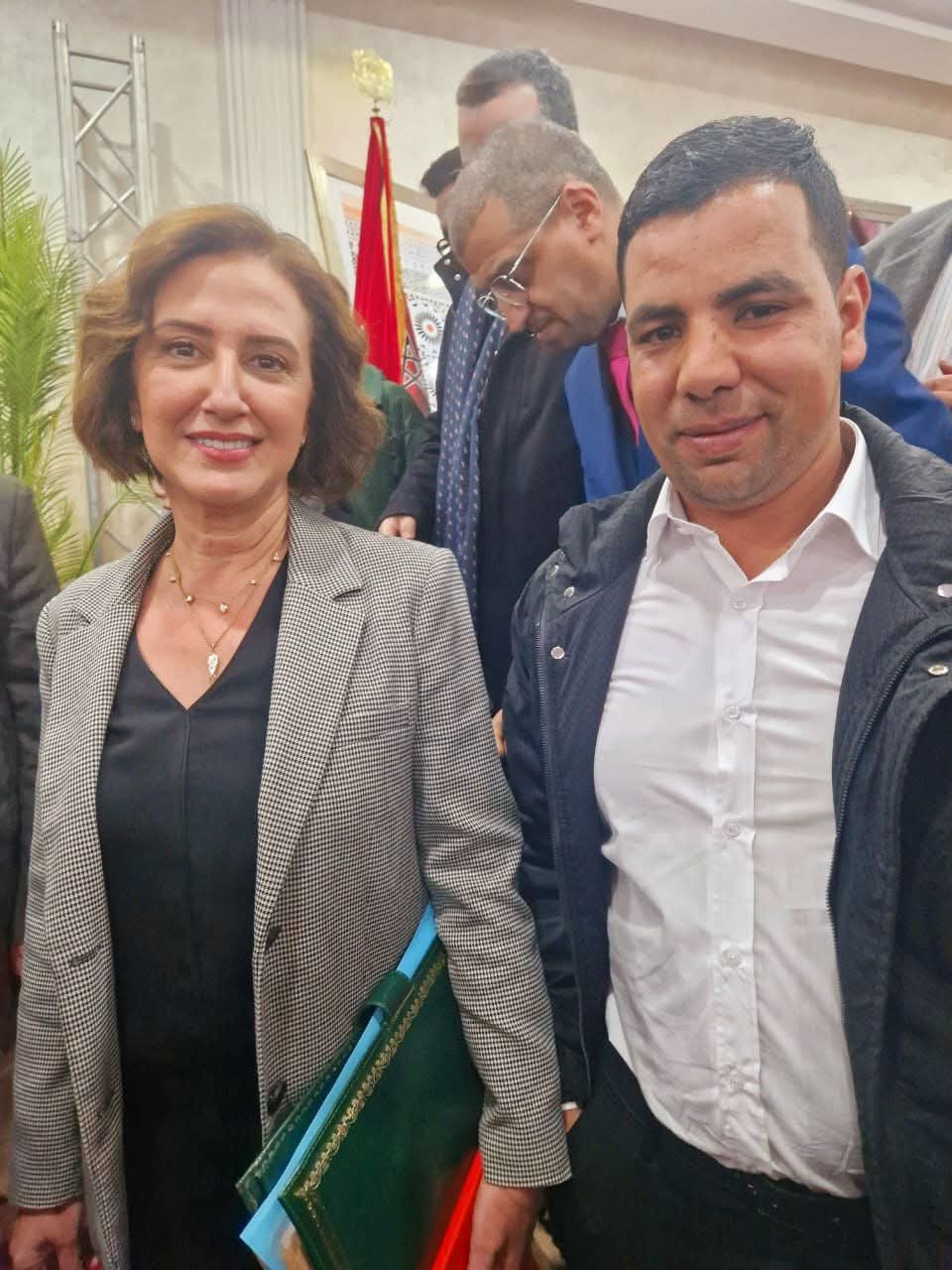 Mustapha Amazouz attending a Moroccan tourism industry event