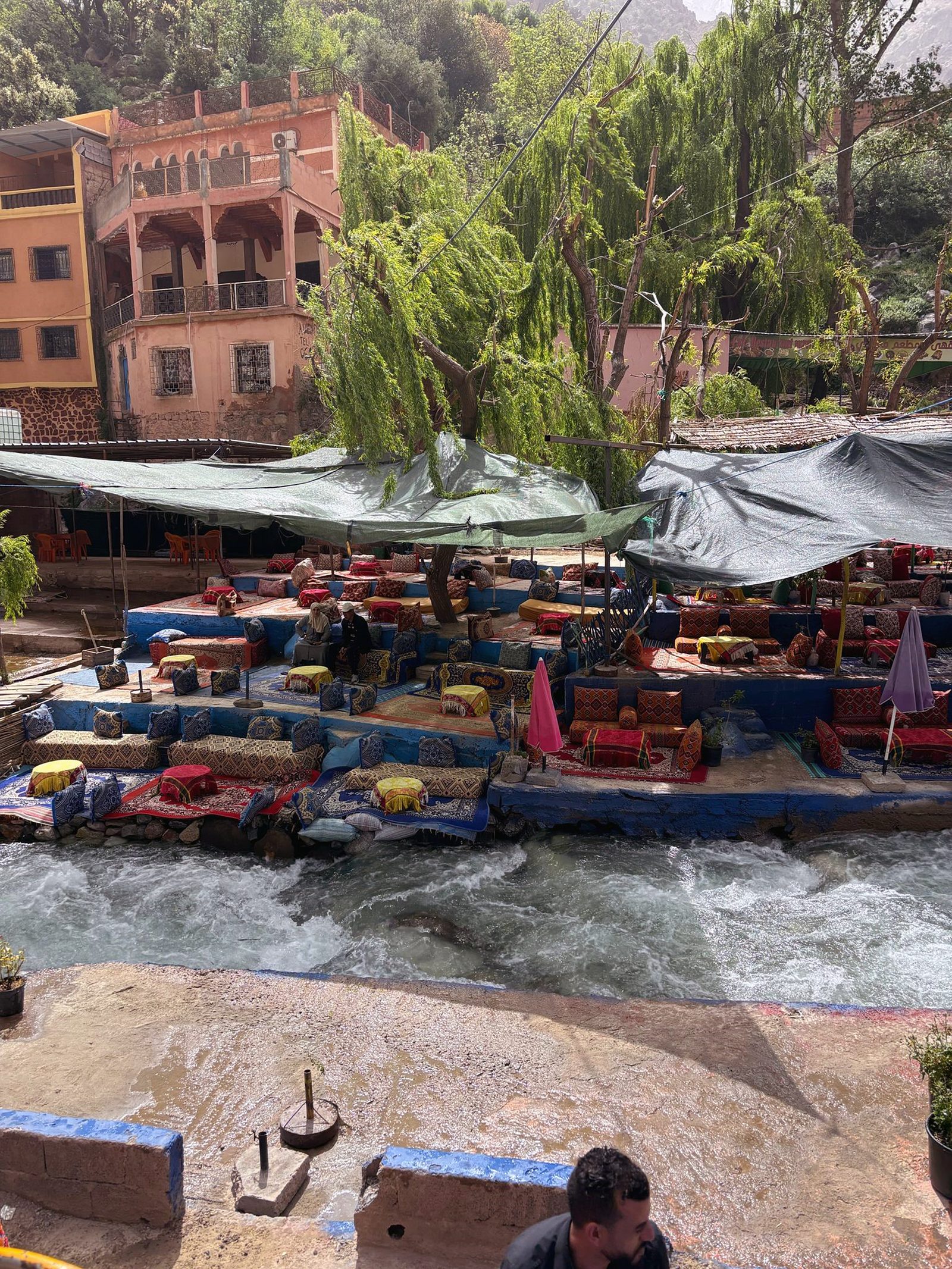 The village of Setti Fatma beside the river in the Ourika valley